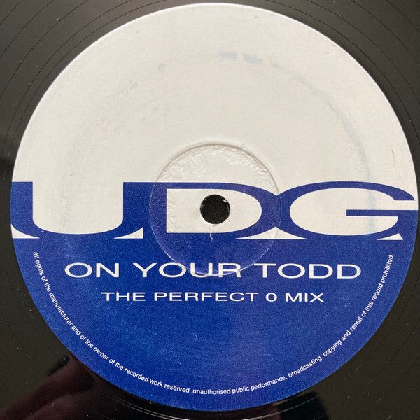 UDG - On Your Todd - Mixdown Records