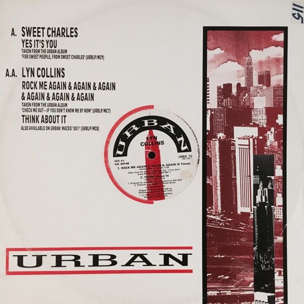 'Sweet' Charles Sherrell / Lyn Collins - Yes It's You / Rock Me Again & Again & Again & Again & Again & Again / Think About It - Urban