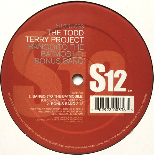 The Todd Terry Project - Bango (To The Batmobile) / Back To The Beat - S12