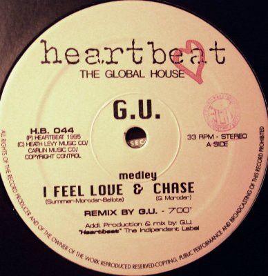 Donna Summer Vs G.Underground - I Feel Love (The Chase Remix) - Heartbeat