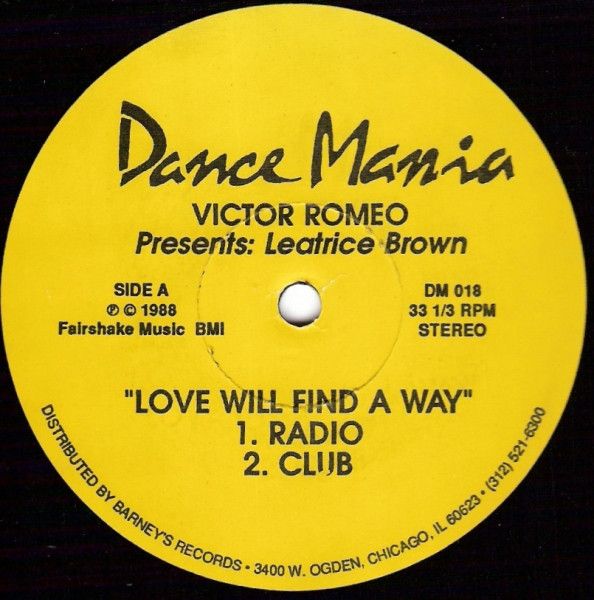 Victor Romeo Presents: Leatrice Brown - Love Will Find A Way - Dance Mania