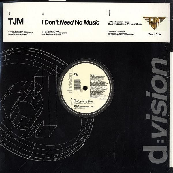 TJM - I Don't Need No Music - D:vision Records
