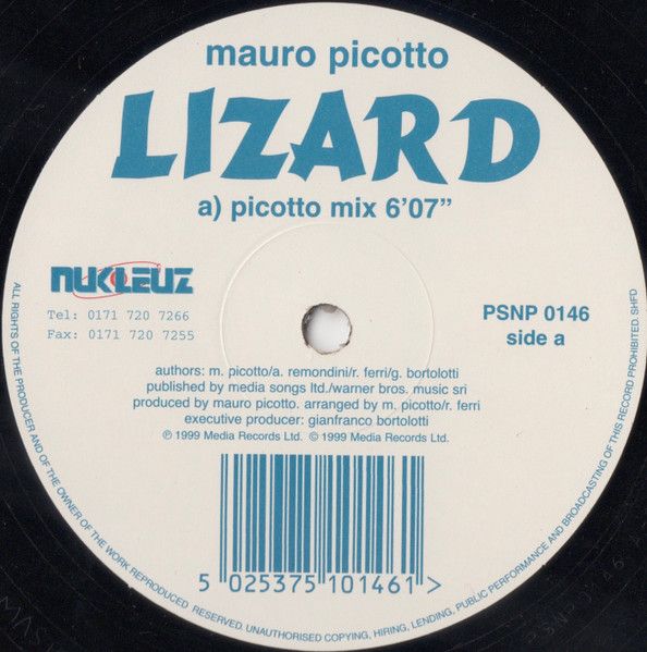 Mauro Picotto - Lizard - Nukleuz