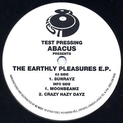 Abacus - The Earthly Pleasures E.P. - 83 West Records
