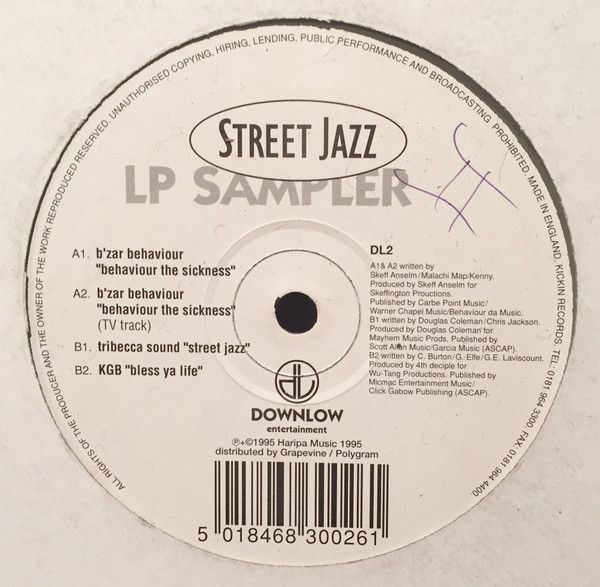 Various - Street Jazz LP Sampler - Downlow Entertainment