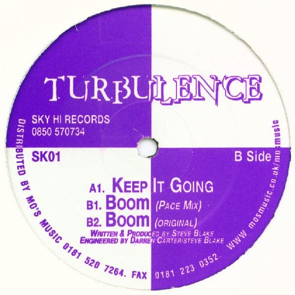 Turbulence - Keep It Going - Sky Hi Records