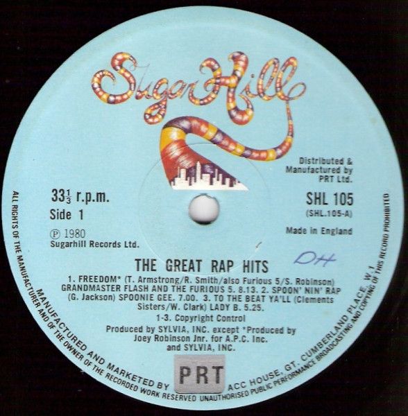 Various - The Great Rap Hits - Sugar Hill Records