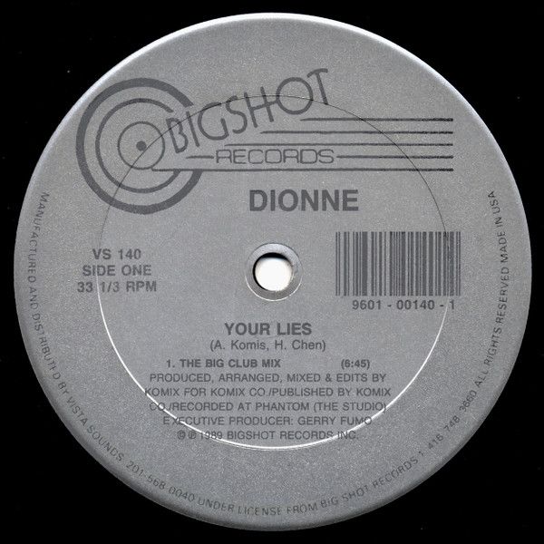 Dionne - Your Lies - Bigshot Records