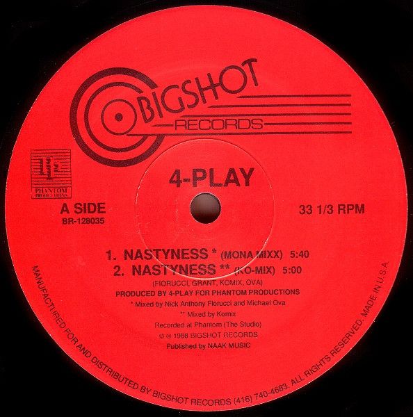 4 Play - Nastyness / Feel The Music - Bigshot Records