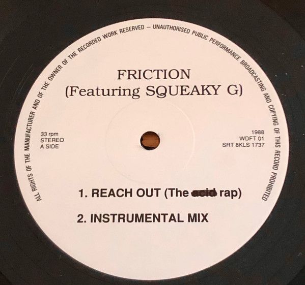 Friction - Reach Out - Not On Label