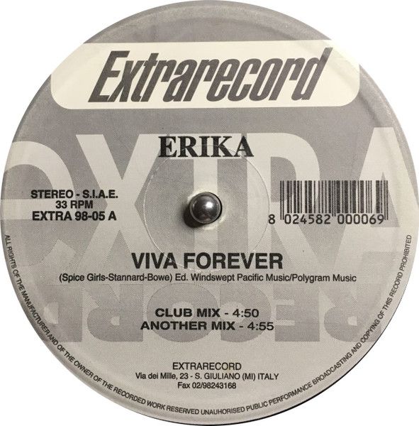 Erika - Viva Forever - Extrarecord