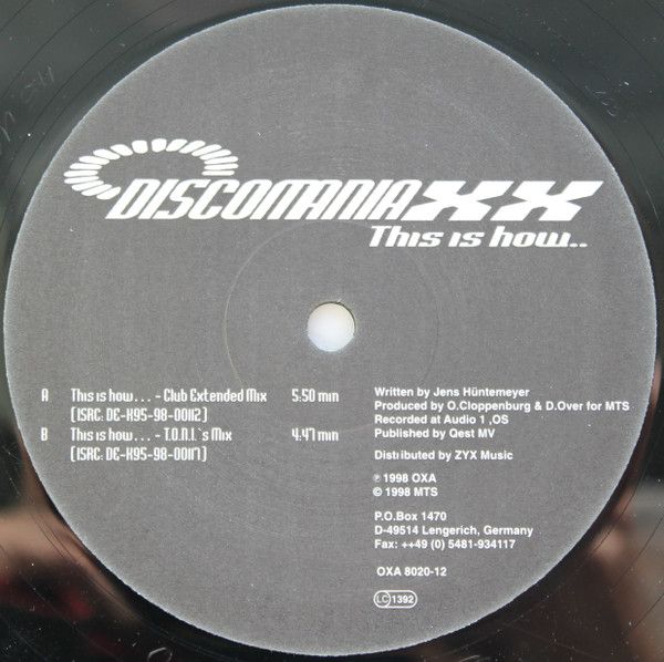 Discomaniaxx - This Is How... - Oxa