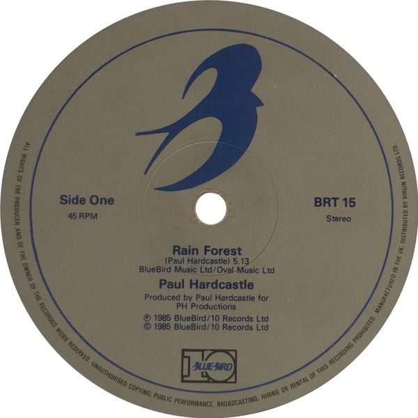 Paul Hardcastle - Rain Forest / Forest Fire - Bluebird