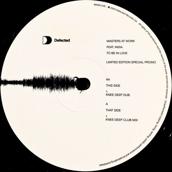 Masters At Work & India - To Be In Love 2003 (Remixes) - Defected