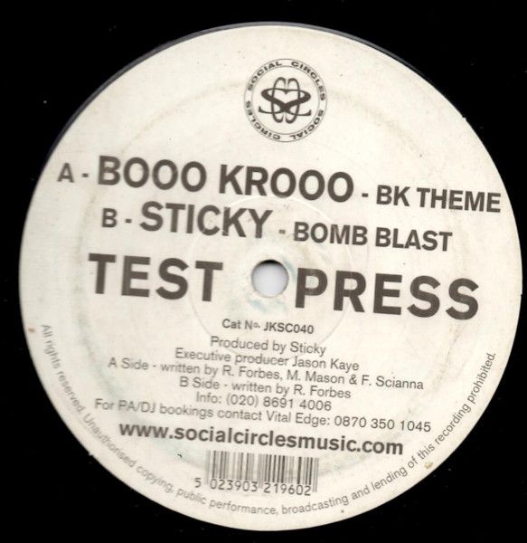 The Booo Krooo / Sticky - Booo Krooo Theme / Bomb Blast - Social Circles