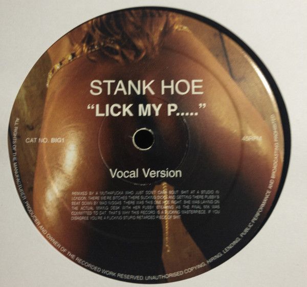 Stank Hoe - Lick My Pussy - Not On Label
