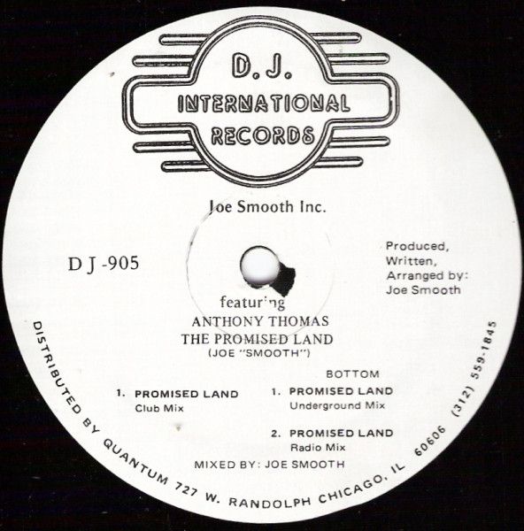 Joe Smooth Featuring Anthony Thomas - The Promised Land - D.J. International Records