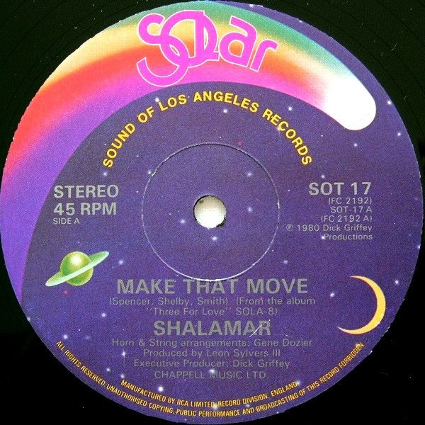 Shalamar - Make That Move - Solar