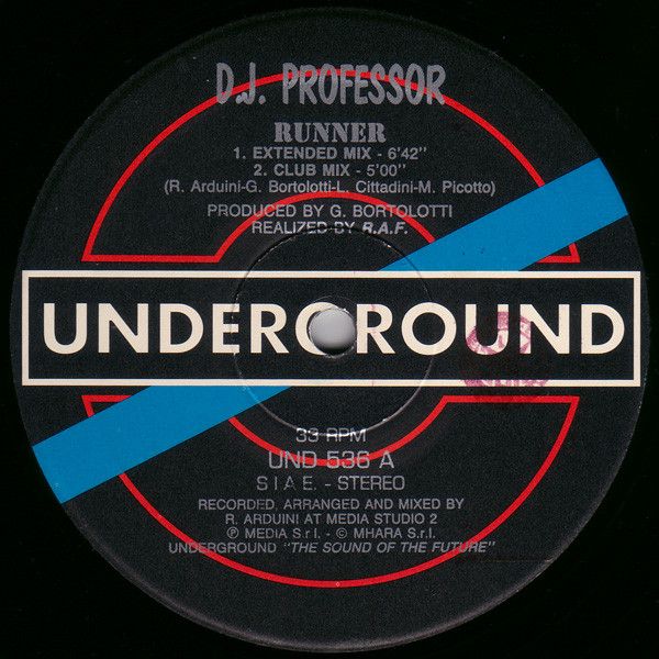 DJ Professor - Runner / Anxiety - Underground