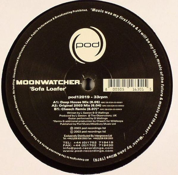 Moonwatcher - Sofa Loafer - Pod Recordings