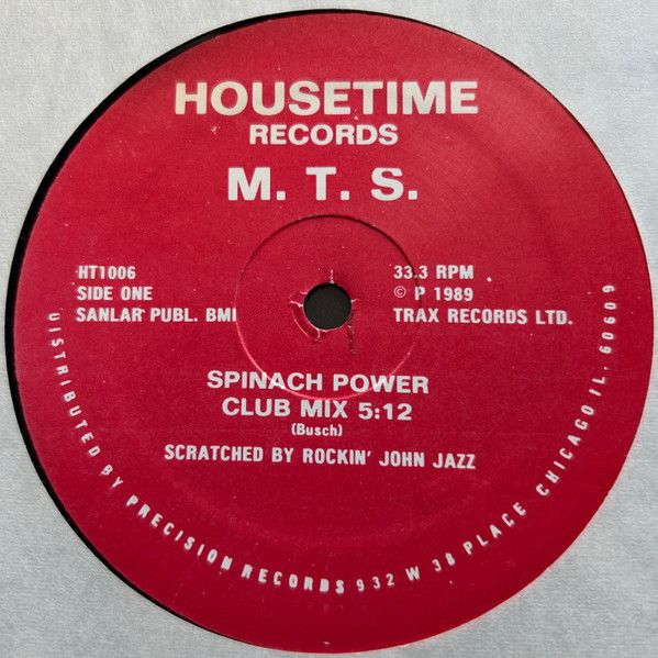 M.T.S. - Spinach Power - Housetime Records