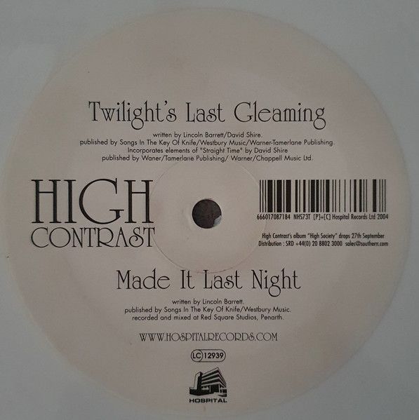 High Contrast - Twilight's Last Gleaming - Hospital Records