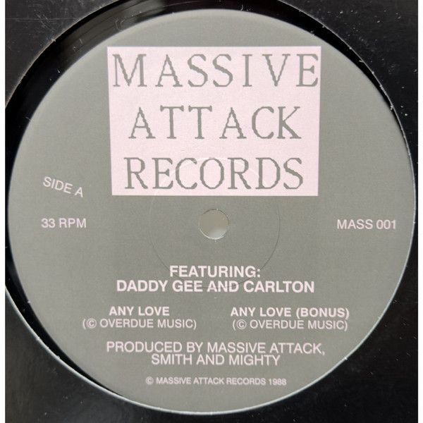 Massive Attack Featuring Daddy G And Carlton - Any Love - Massive Attack Records