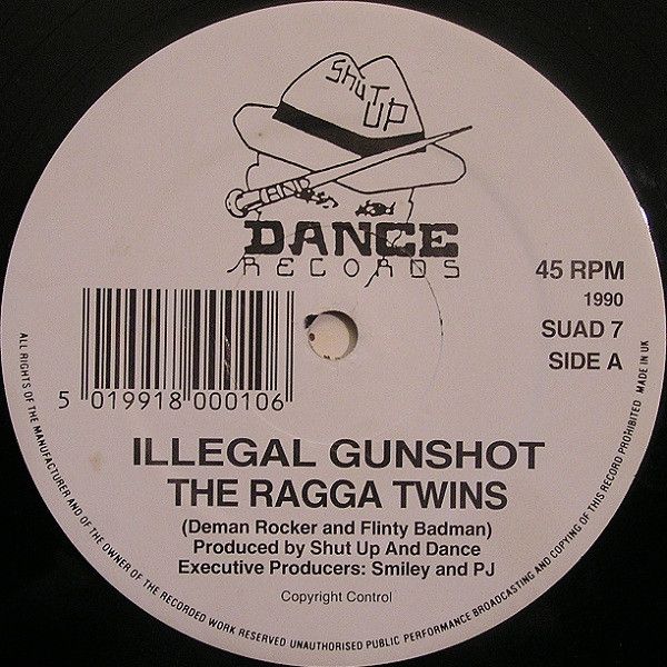 The Ragga Twins - Illegal Gunshot / Spliffhead - Shut Up And Dance Records