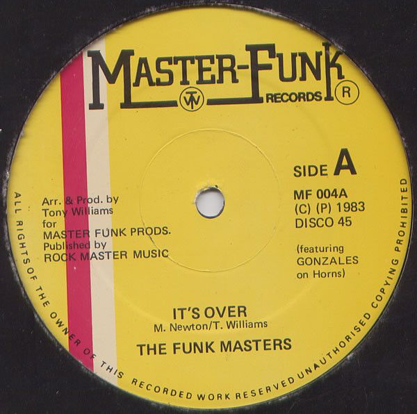 Funk Masters - It's Over - Master Funk Records