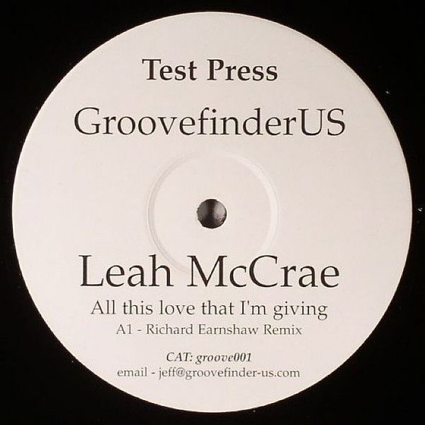 Leah McCrae - All This Love That I'm Giving - GroovefinderUS