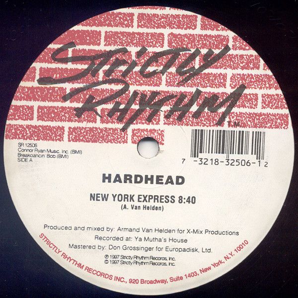 Hardhead - New York Express (The Unreleased Mixes) - Strictly Rhythm