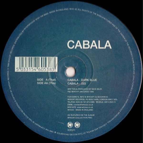 Cabala - Dark Blue - Whoop