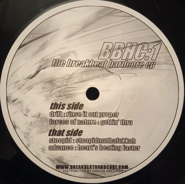 Various - BBHC:1 The Breakbeat Hardcore EP - Breakbeat Hardcore