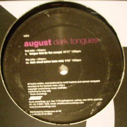 August - Dark Tongues - Thunk