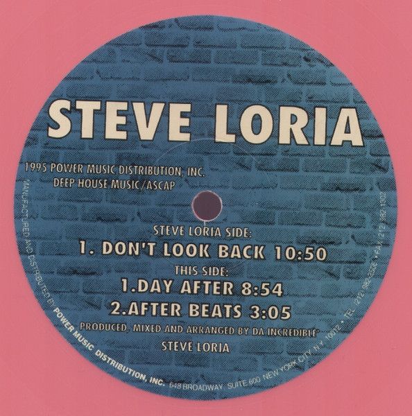 Steve Loria - Don't Look Back - Power Music Records