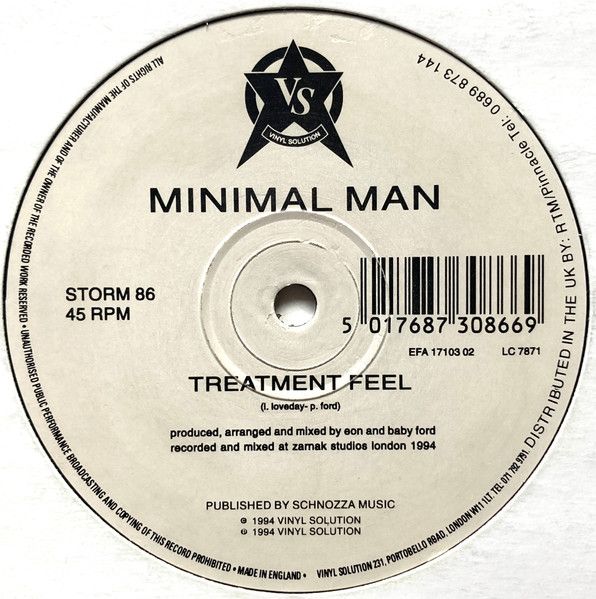 Minimal Man - Treatment Feel - Vinyl Solution