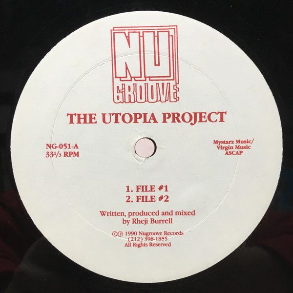 Utopia Project - File #1, #2, #3, #4 - Nu Groove
