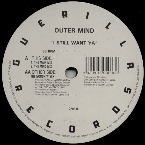 Outer Mind - I Still Want Ya - Guerilla