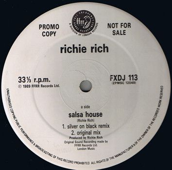 Richie Rich - Salsa House - FFRR
