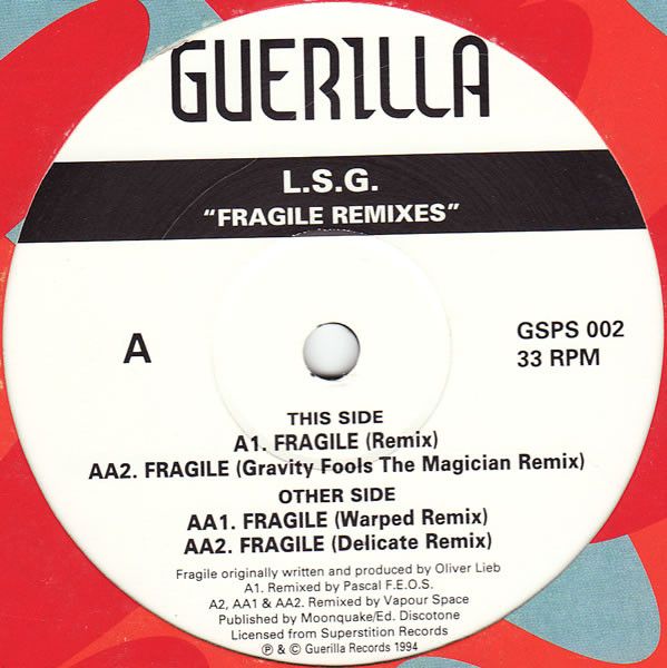 L.S.G. - Fragile (Remixes) - Guerilla