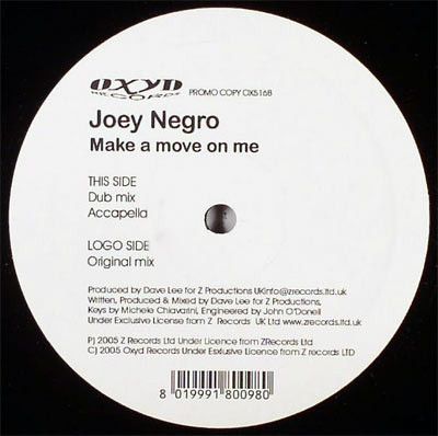 Joey Negro - Make A Move On Me - Oxyd Records