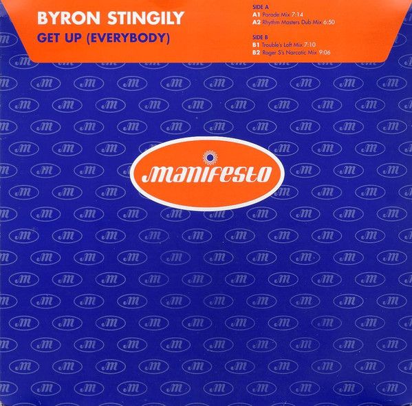 Byron Stingily - Get Up (Everybody) - Manifesto