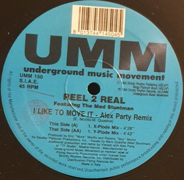 Reel 2 Real Featuring The Mad Stuntman - I Like To Move It (Alex Party Remix) - UMM