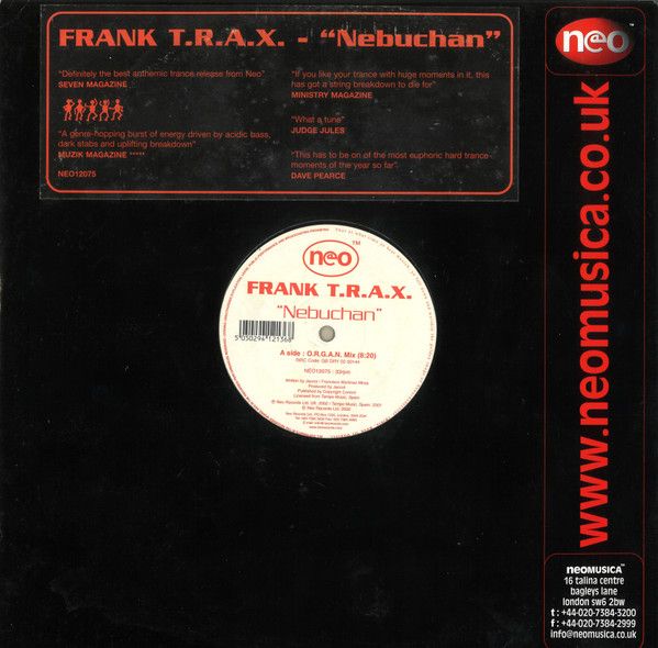 Frank T.R.A.X. - Nebuchan - Neo