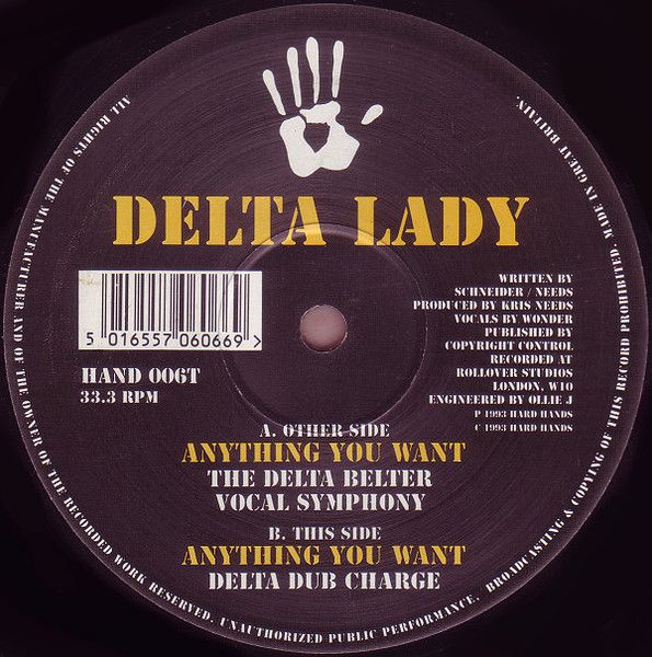Delta Lady - Anything You Want - Hard Hands