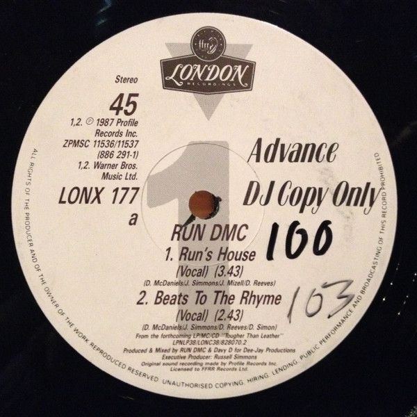 Run-DMC - Run's House - London Records