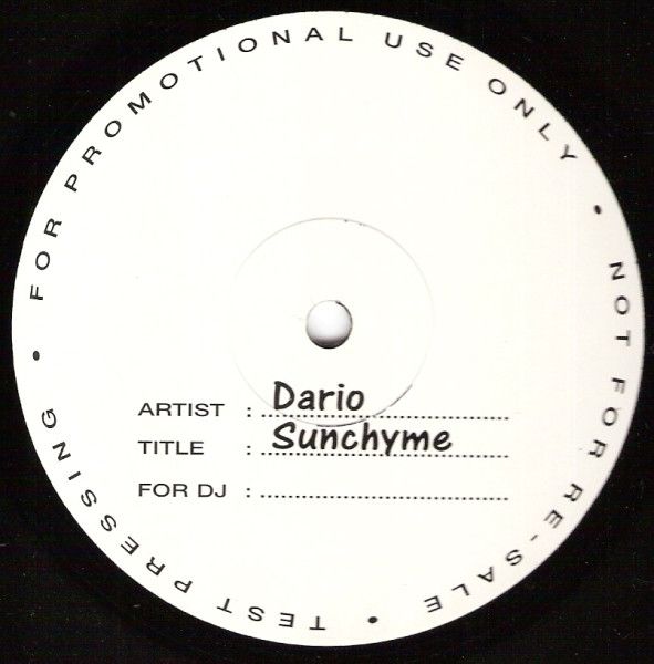 Dario G - Sunchyme - Not On Label