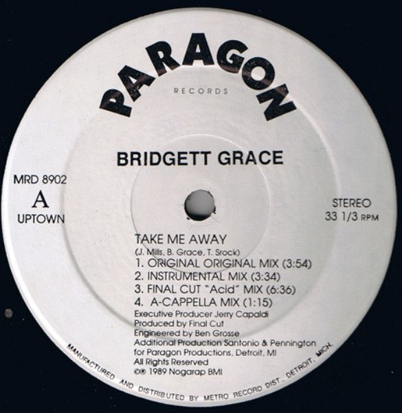 Bridget Grace - Take Me Away - Paragon