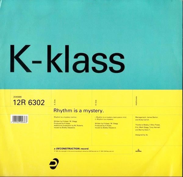 K-Klass - Rhythm Is A Mystery - Deconstruction