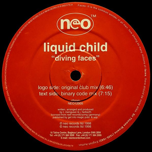 Liquid Child - Diving Faces - Neo